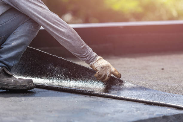 Professional Basement Waterproofing technician working in Baxter, MN